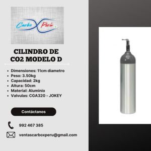 Cilindro de CO2 Modelo D