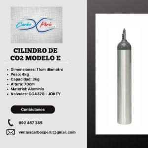Cilindro CO2 Modelo E
